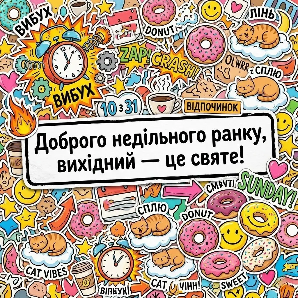 Доброго недільного ранку та гарного дня: прикольні картинки для релаксу та позитиву
