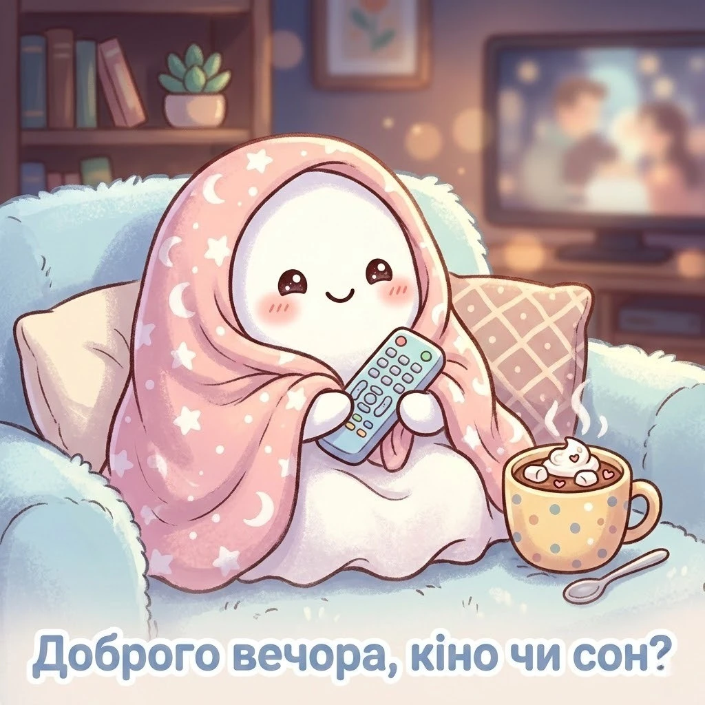 Доброго вечора: гумор для затишного перегляду фільму та чудового настрою