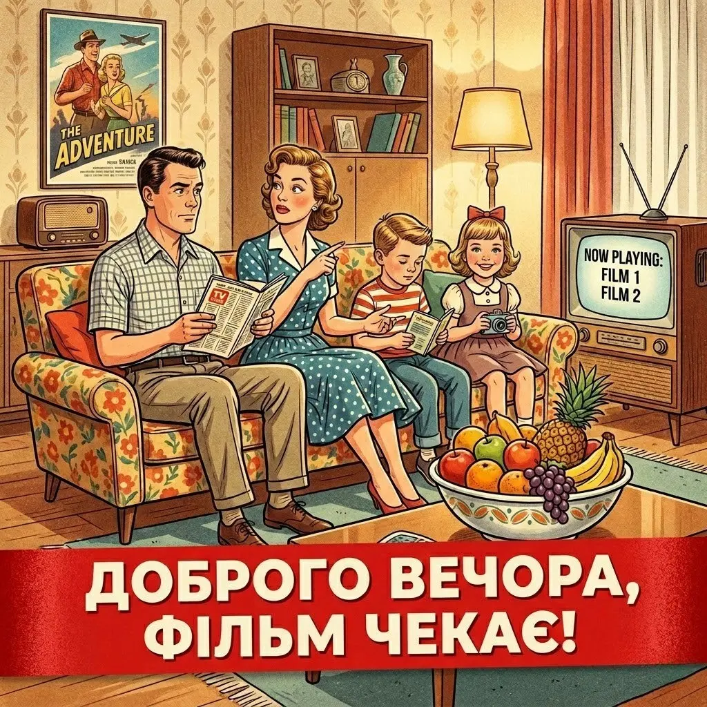 Доброго вечора: гумор для затишного перегляду фільму та чудового настрою