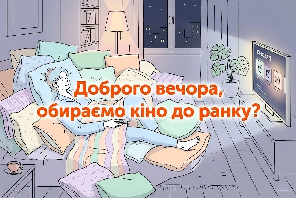 Доброго вечора: гумор для затишного перегляду фільму та чудового настрою