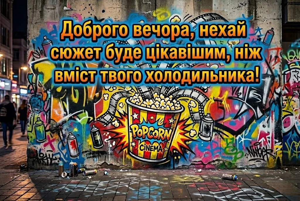 Доброго вечора: гумор для затишного перегляду фільму та чудового настрою