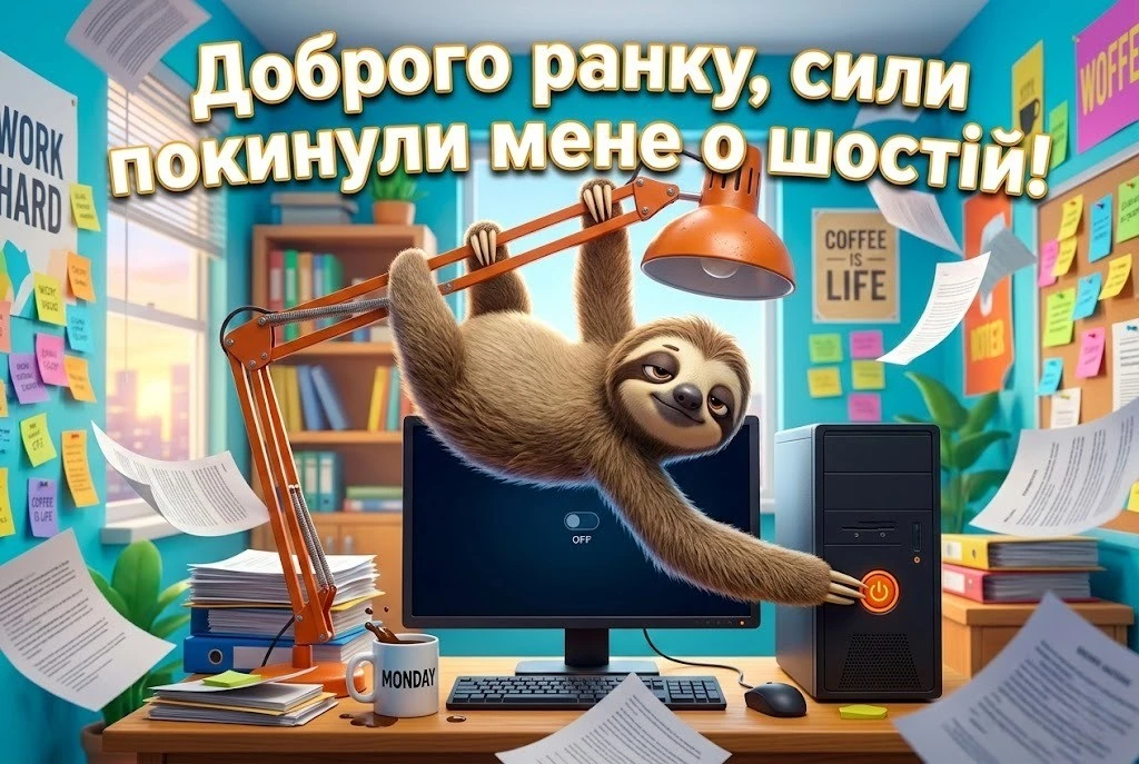 Доброго ранку: картинки з приколами та мотивація перед роботою для успішного дня