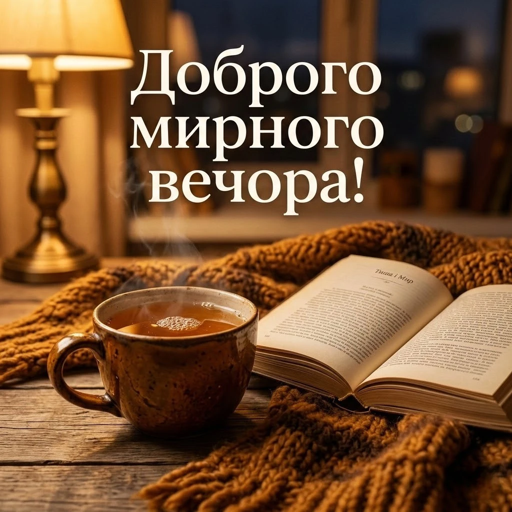 Доброго мирного вечора: картинки, які дарують справжній домашній затишок