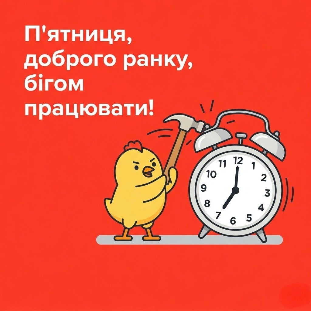 Доброго ранку п’ятниці: прикольні картинки для гарного настрою та зарядку на вихідні