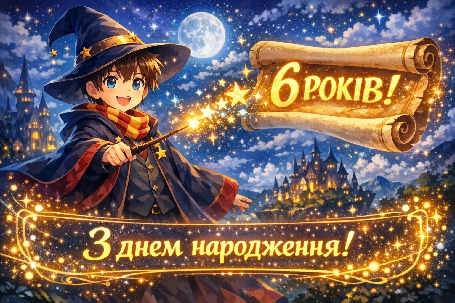 З днем народження, юний герою: щирі побажання хлопчику на 6 років