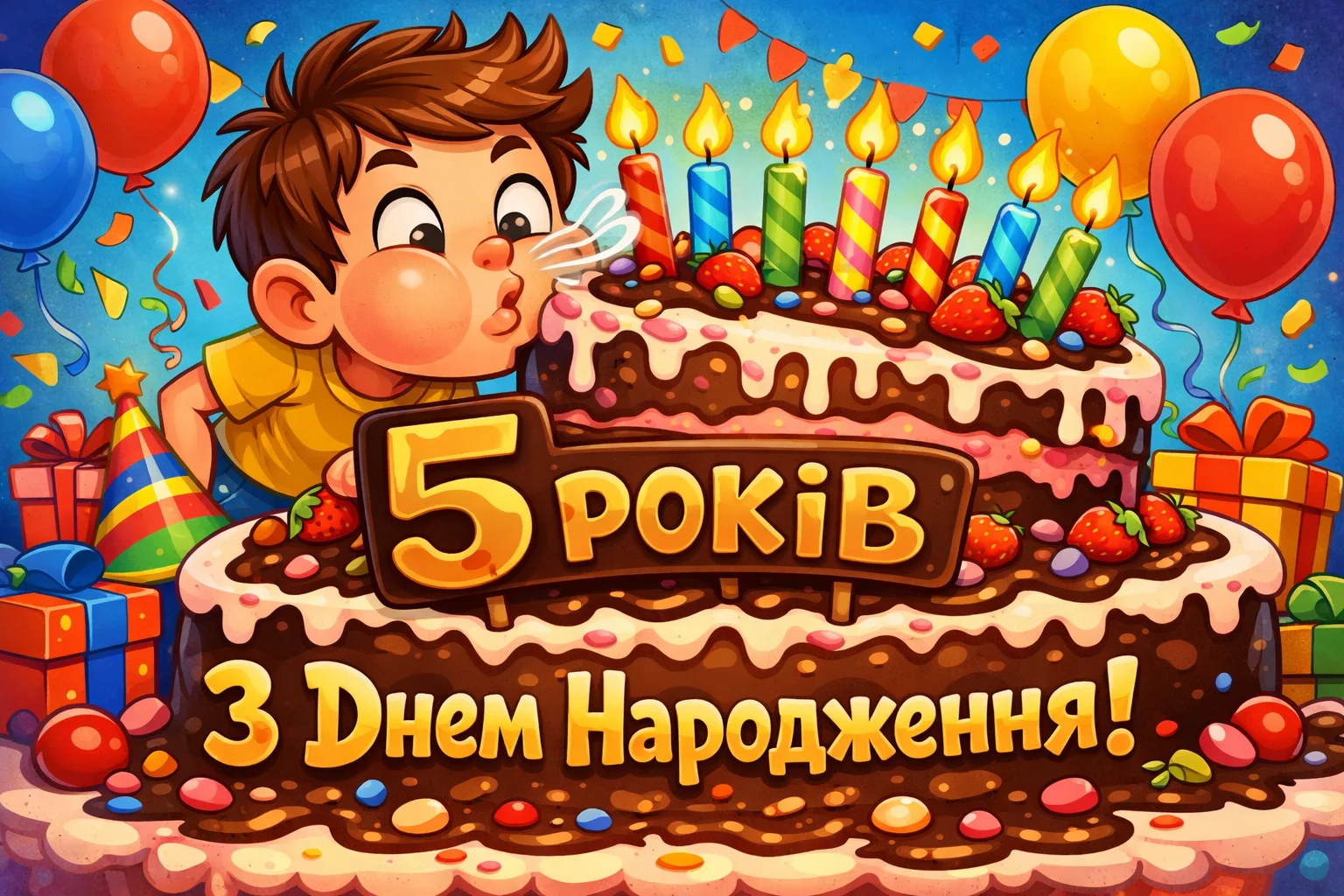 Найкращі привітання з днем народження хлопчику на 5 років: вірші та проза
