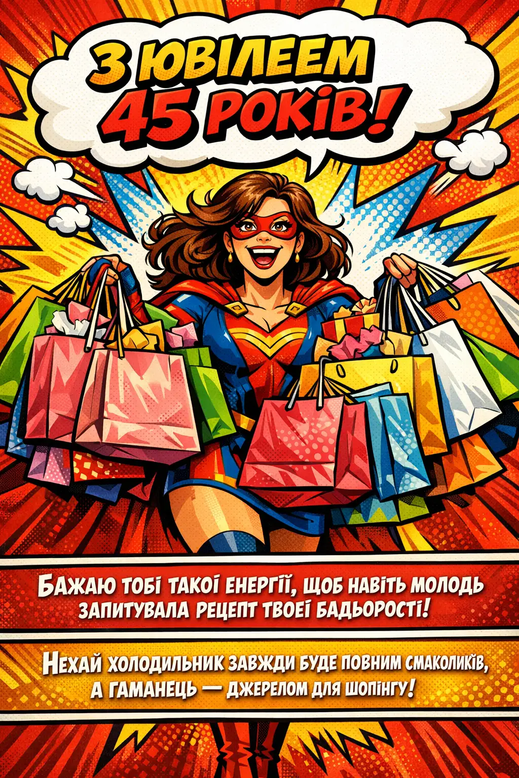 Привітання з ювілеєм 45 років жінці: найкращі побажання у віршах та прозі