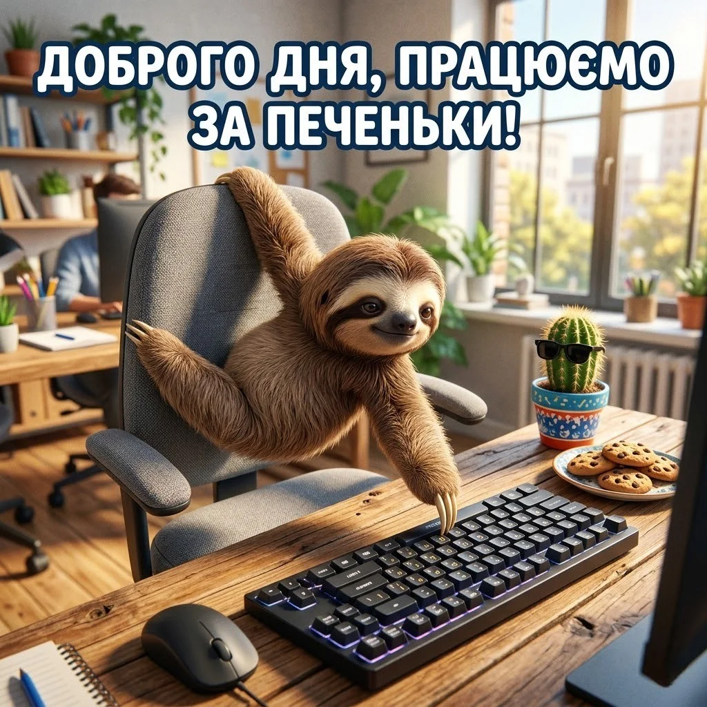 Доброго дня, гумор на роботі: прикольні картинки для гарного настрою