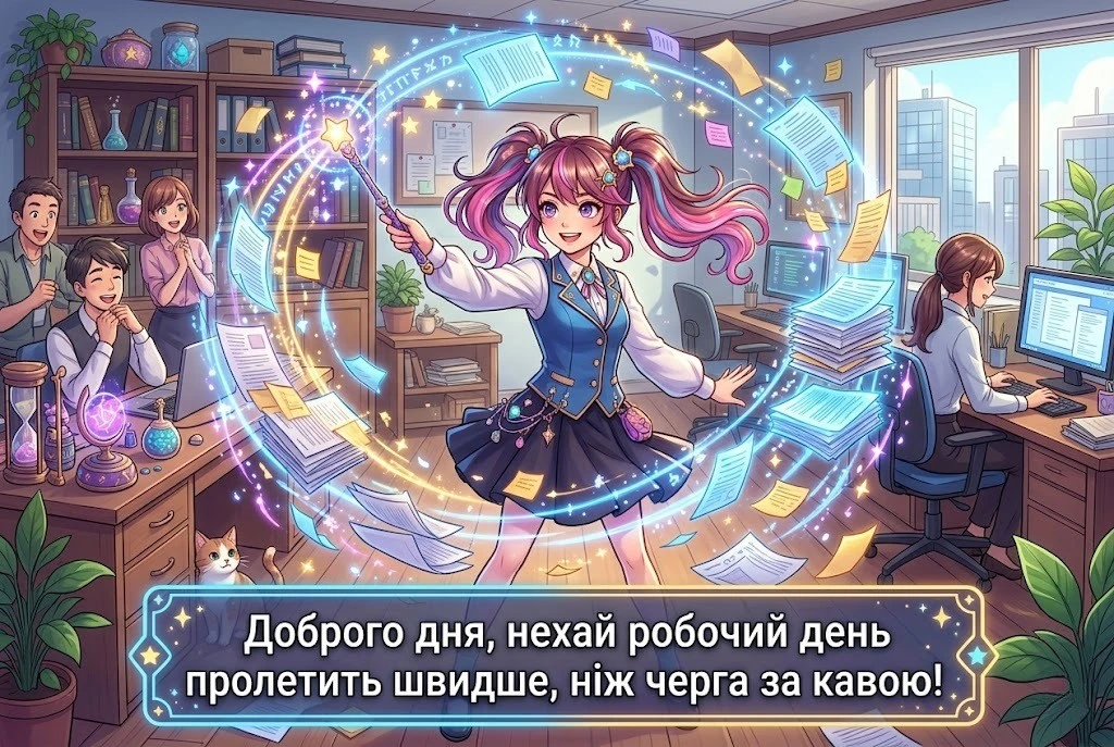 Доброго дня, гумор на роботі: прикольні картинки для гарного настрою