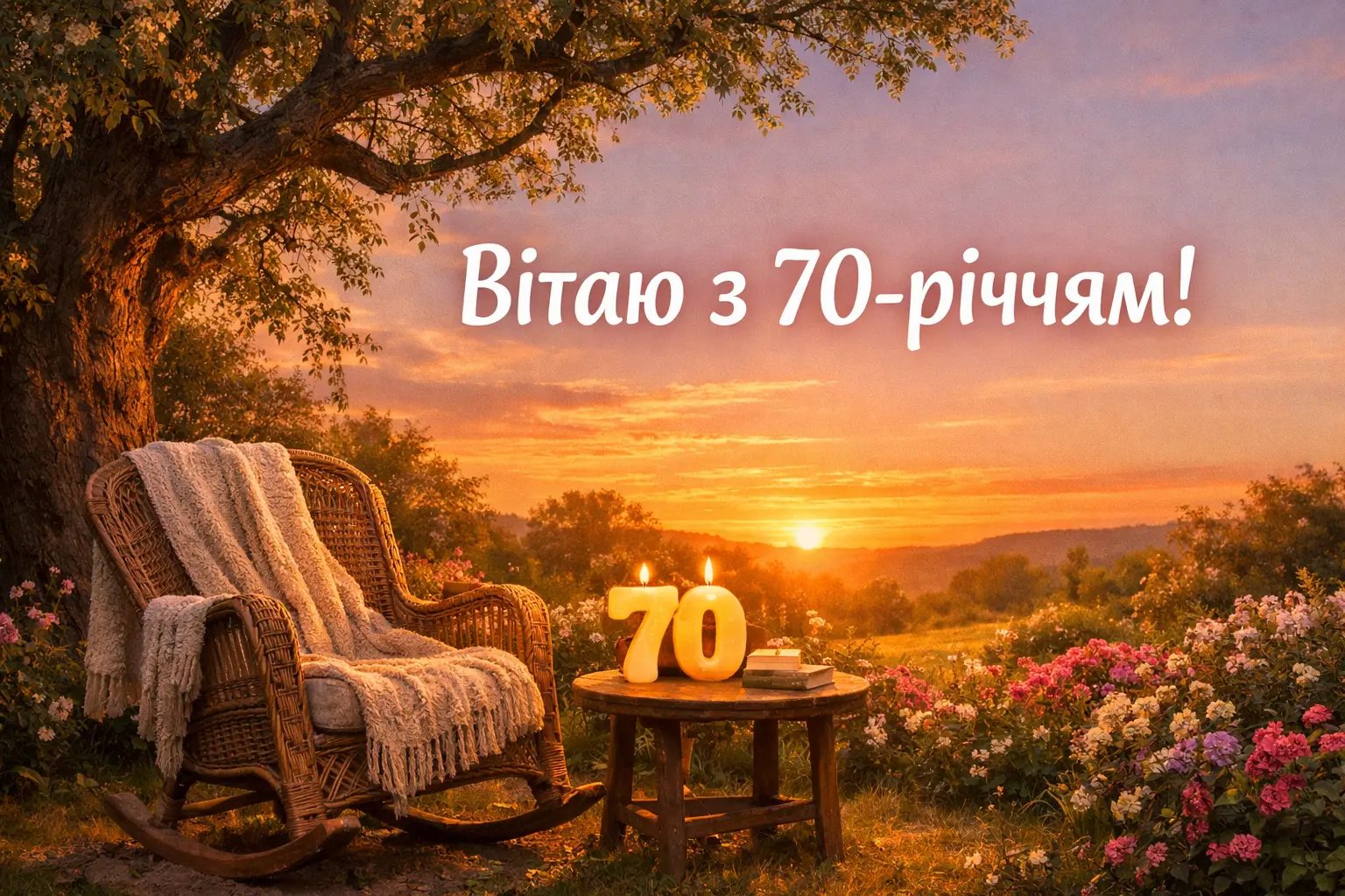 Привітання з 70-річним ювілеєм жінці: найкраща колекція щирих слів