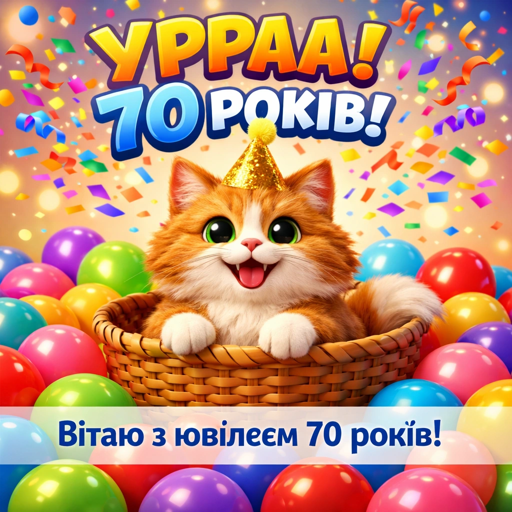 Привітання з 70-річним ювілеєм жінці: найкраща колекція щирих слів