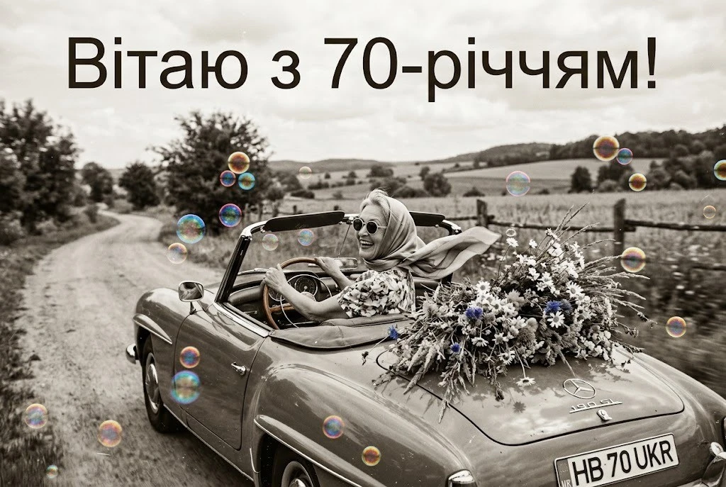 Привітання з 70-річним ювілеєм жінці: найкраща колекція щирих слів