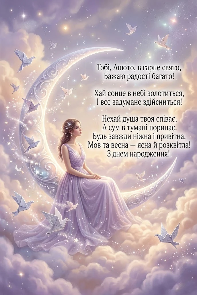 З днем народження, Анюта: найтепліші вітання у віршах та прозі
