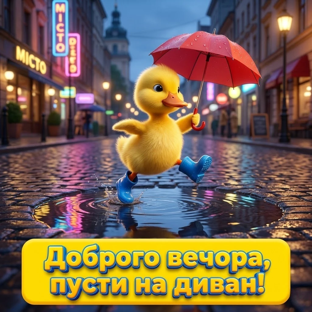 Доброго вечора українською мовою: смішні картинки та прикольні побажання для гарного настрою