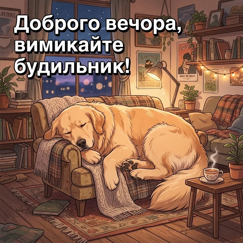 Доброго вечора українською мовою: смішні картинки та прикольні побажання для гарного настрою