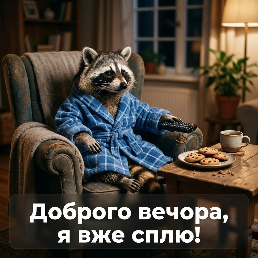 Доброго вечора українською мовою: смішні картинки та прикольні побажання для гарного настрою