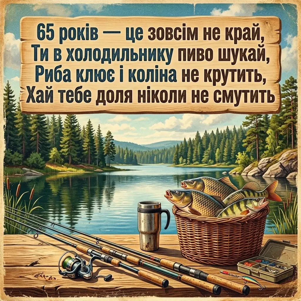 Привітання з 65-річним ювілеєм чоловіку: мудрі слова, вірші та побажання