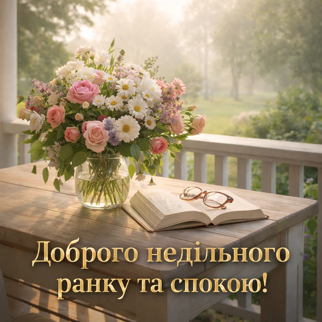 Доброго недільного ранку: душевні гіфки та красиві листівки для гарного настрою