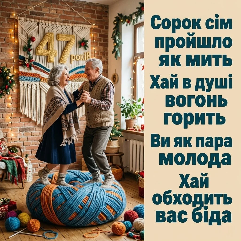 47 років шлюбу: підбірка зворушливих привітань з кашеміровою річницею
