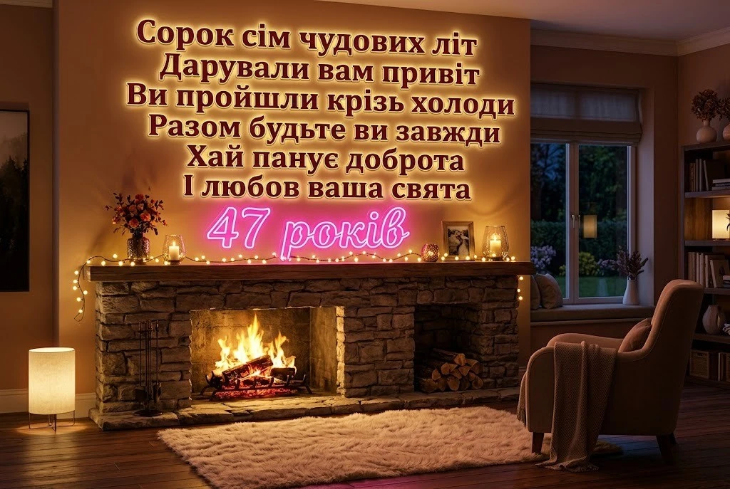 47 років шлюбу: підбірка зворушливих привітань з кашеміровою річницею