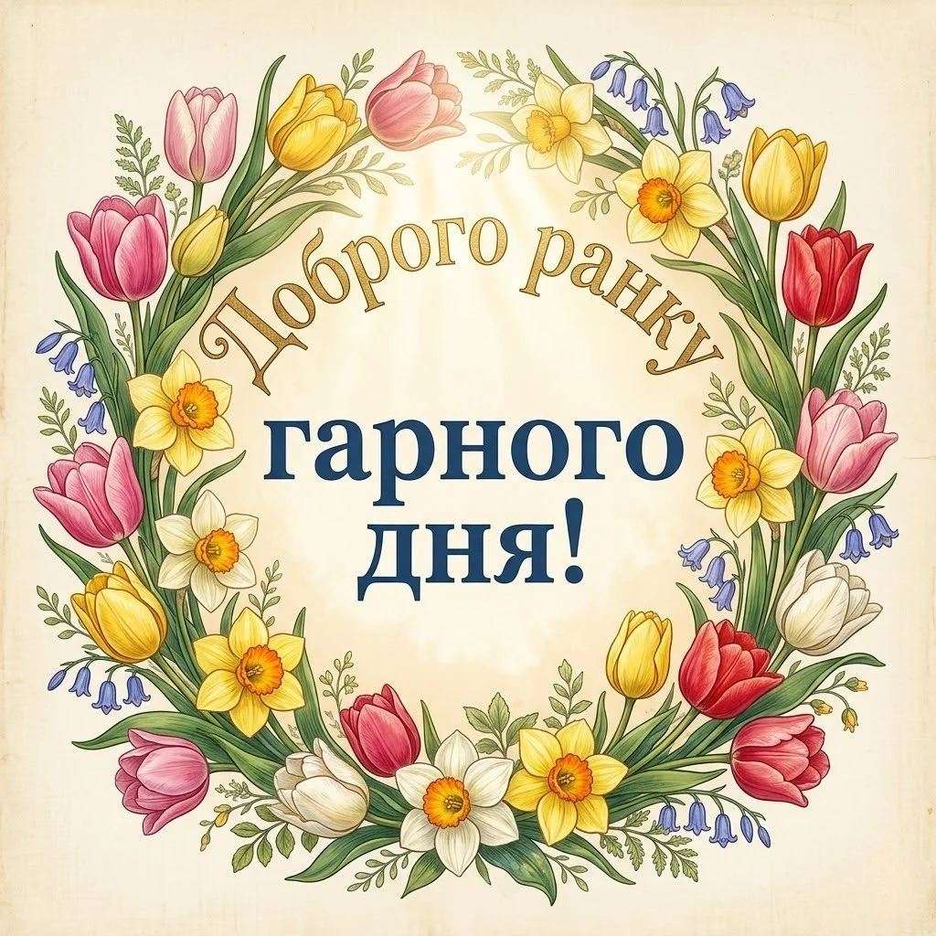 Доброго ранку: весняний ранок у ніжних картинках та душевних побажаннях