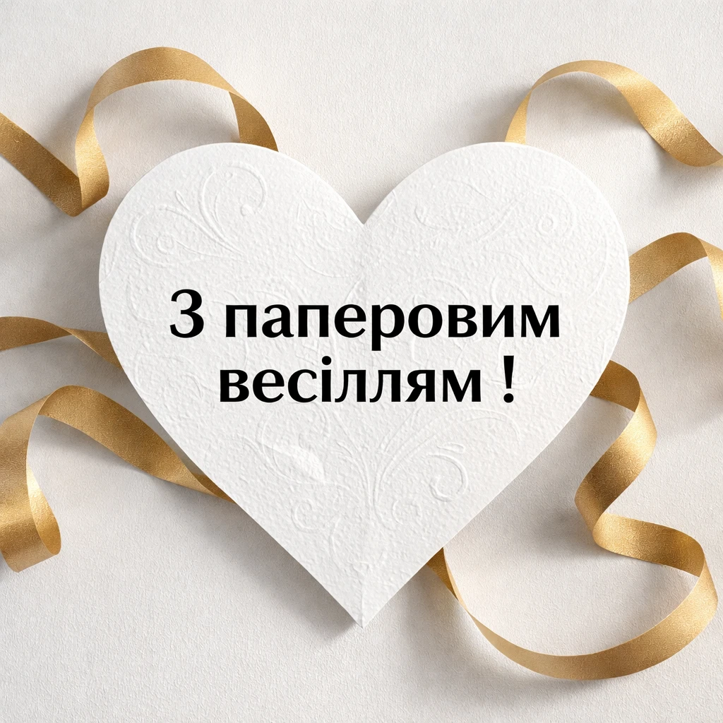 2 роки подружнього життя: зворушливі слова на паперове весілля