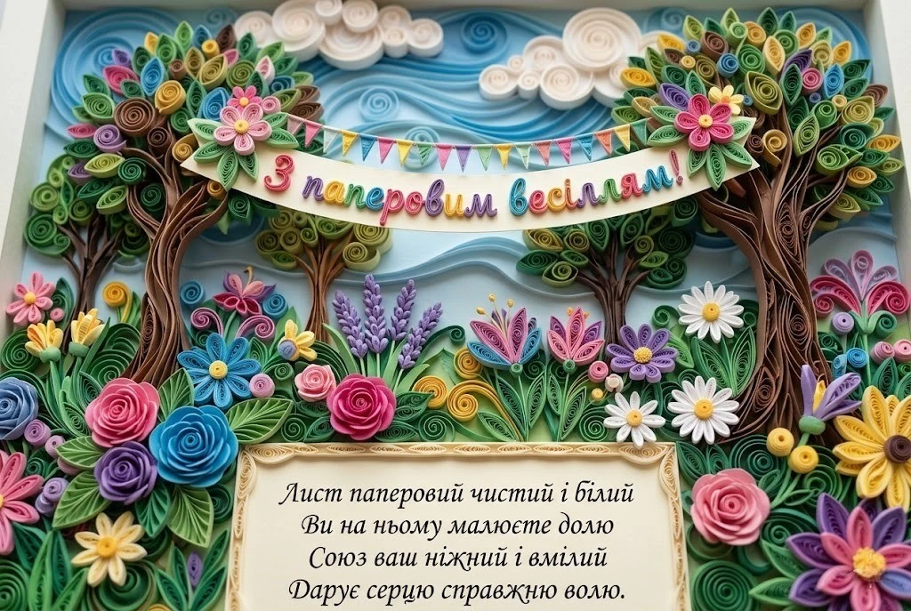 2 роки подружнього життя: зворушливі слова на паперове весілля