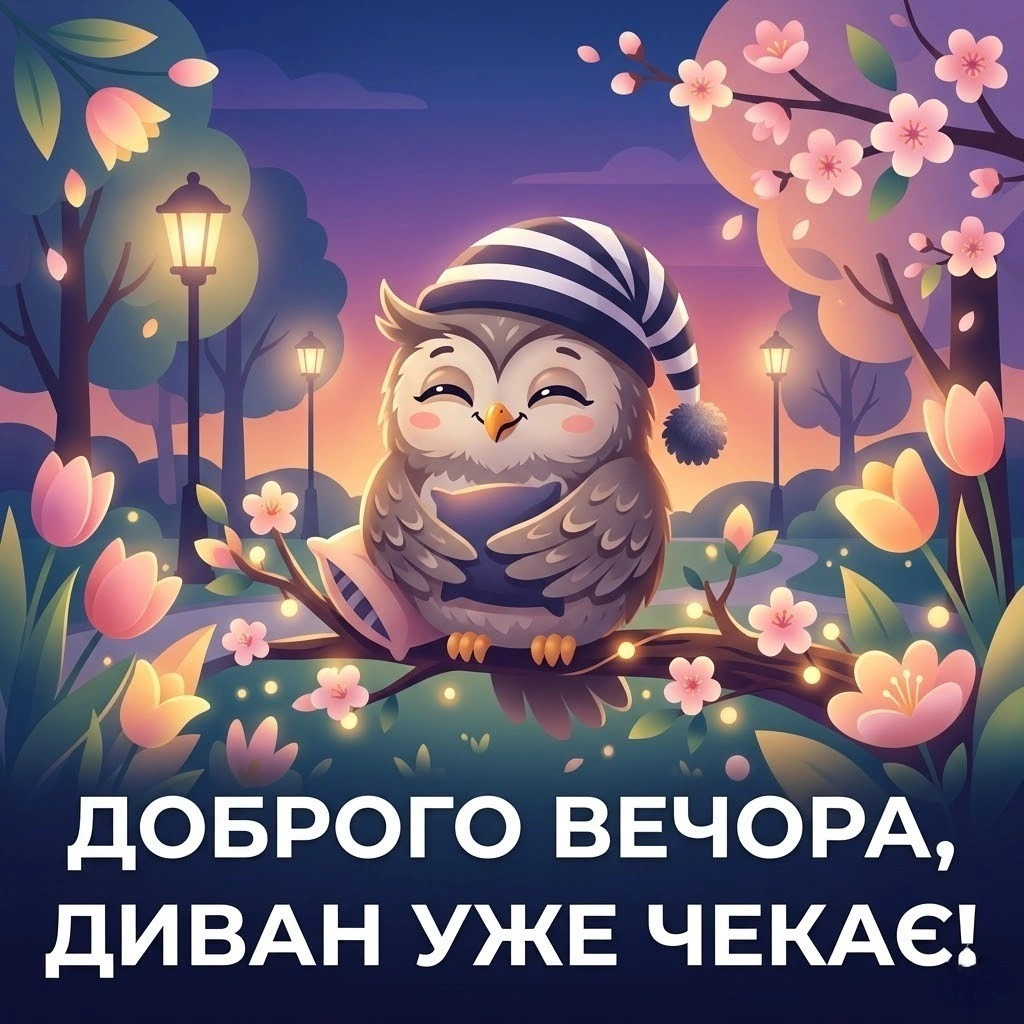 Доброго вечора: весняні картинки, прикольні побажання та порція гарного настрою