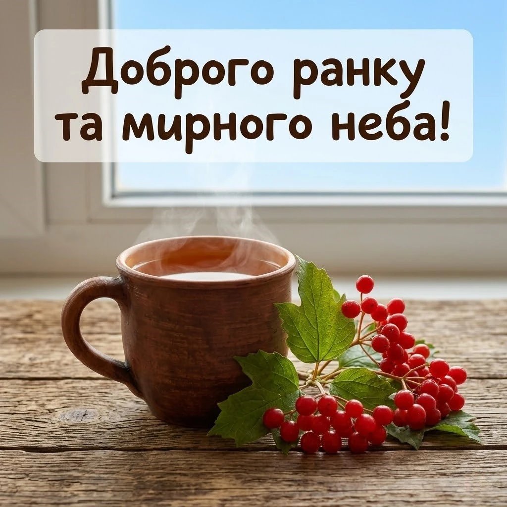 Доброго ранку та мирного неба: душевні картинки та листівки «Ми з України»