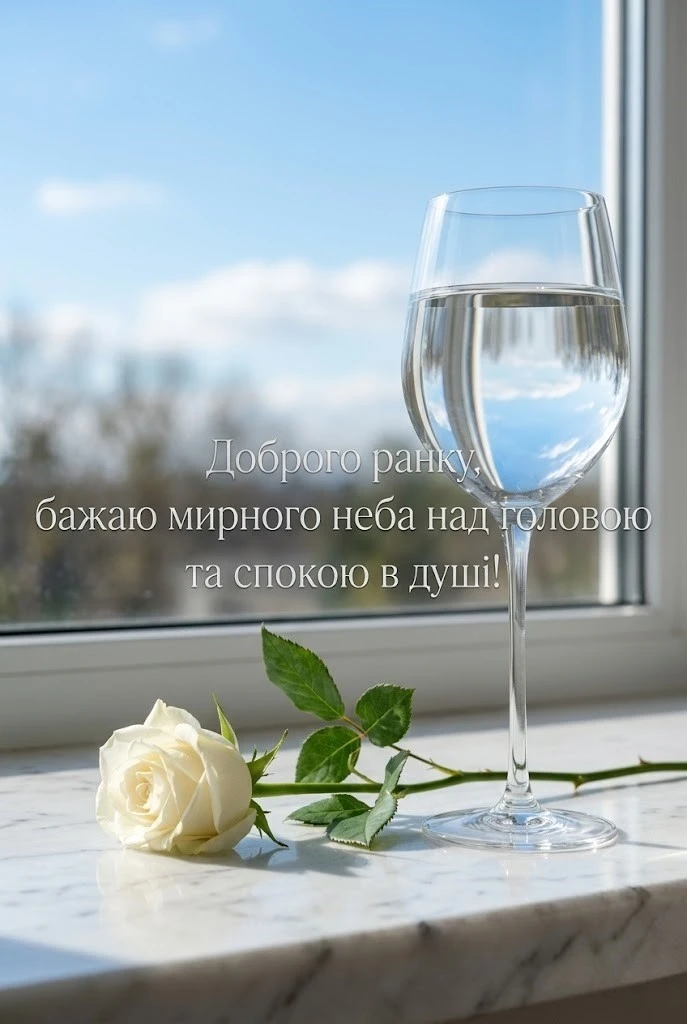 Доброго ранку та мирного неба: душевні картинки та листівки «Ми з України»