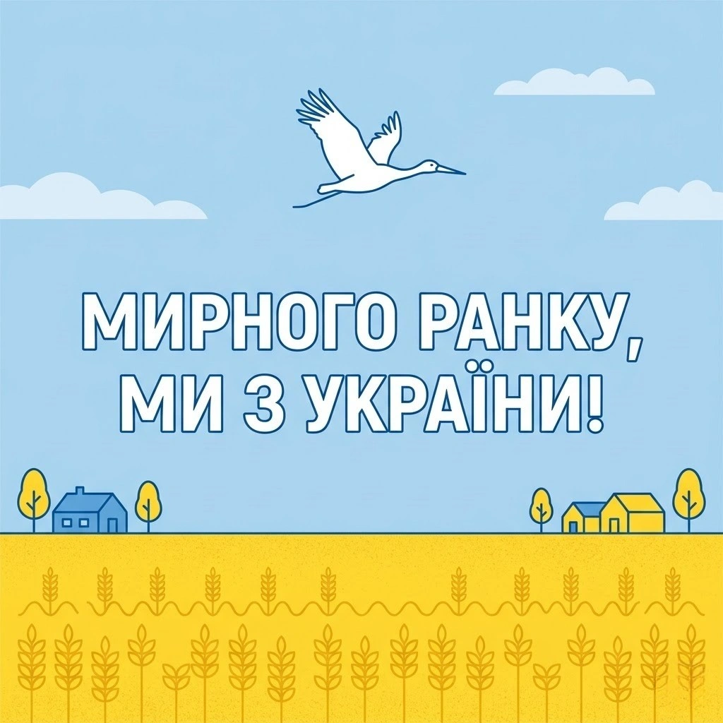 Доброго ранку та мирного неба: душевні картинки та листівки «Ми з України»