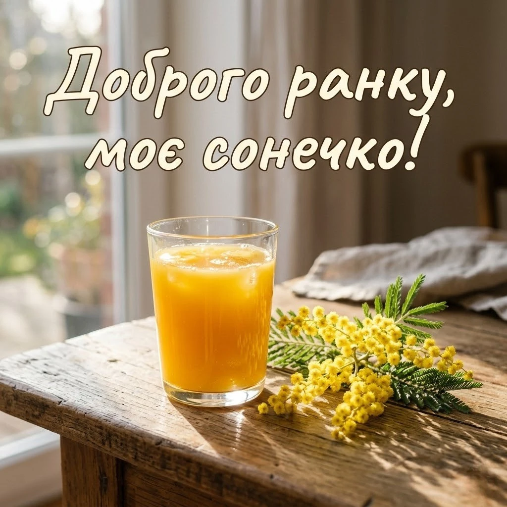 Доброго ранку, моє сонечко: найтепліші картинки та щирі побажання для гарного початку дня