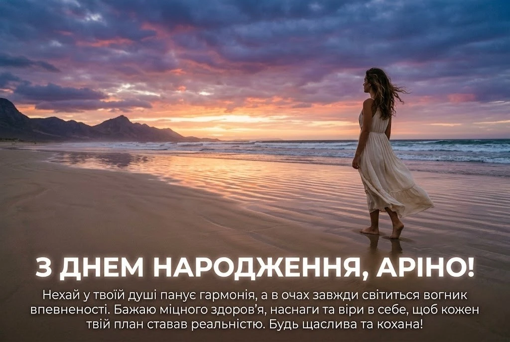 Найкращі привітання з днем народження для Аріни: щирі та сучасні побажання