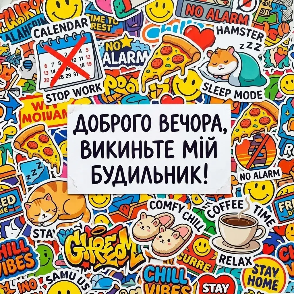 Доброго вечора: сучасні смішні картинки та листівки з написом нарешті вихідні