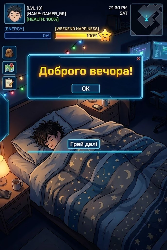 Доброго вечора: сучасні смішні картинки та листівки з написом нарешті вихідні