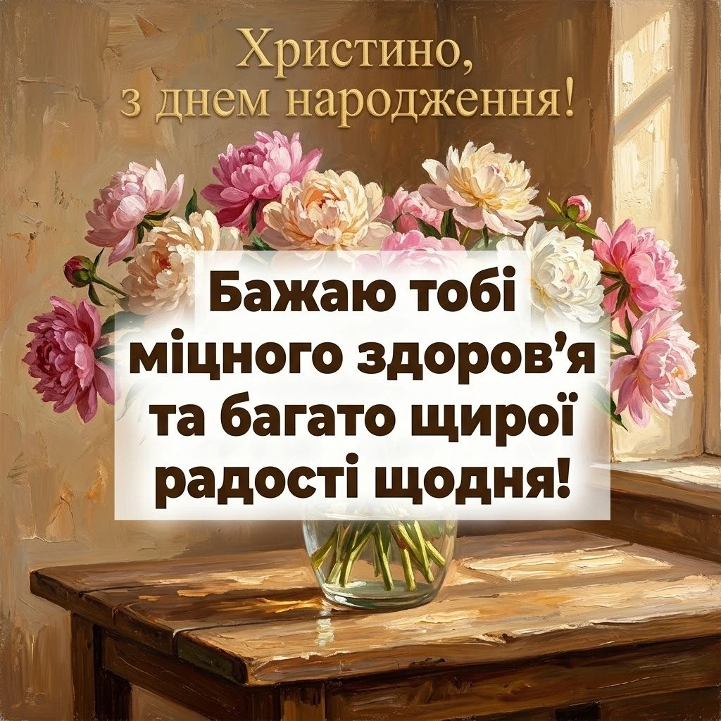Найкращі привітання з днем народження для Христини: вірші та проза
