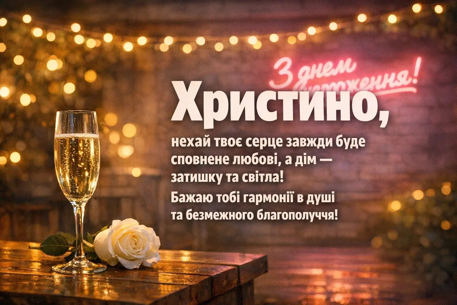 Найкращі привітання з днем народження для Христини: вірші та проза