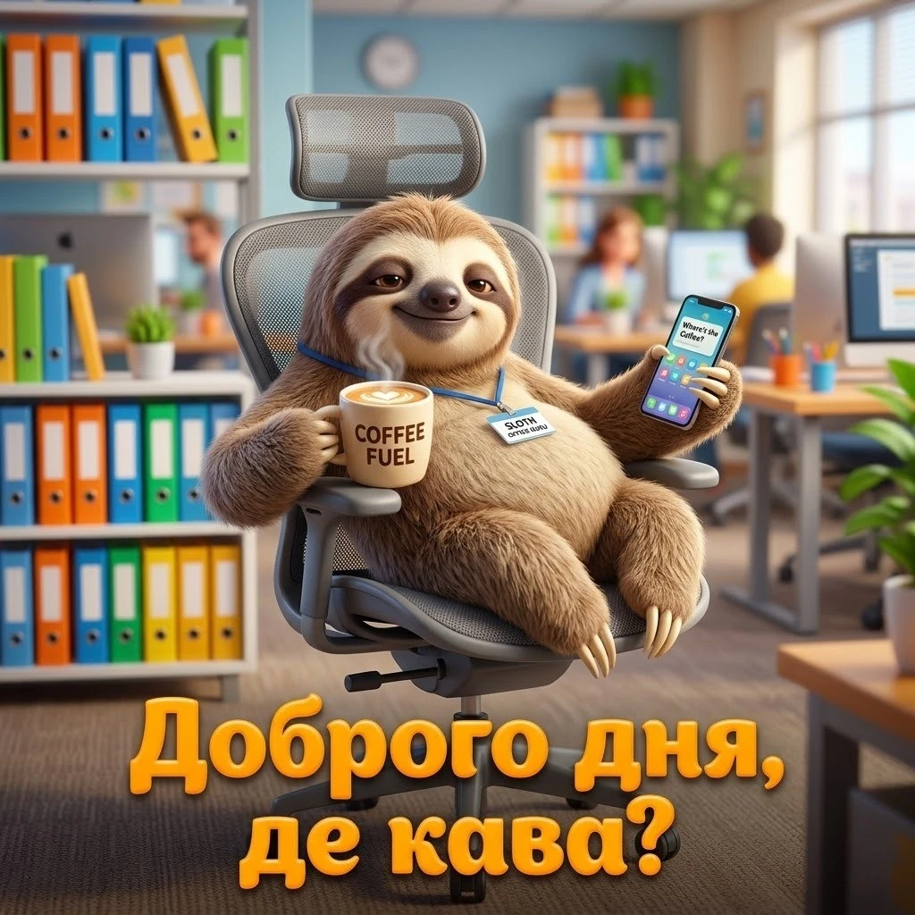 Доброго дня та гарного початку робочого тижня: гумор та прикольні листівки для бадьорого настрою