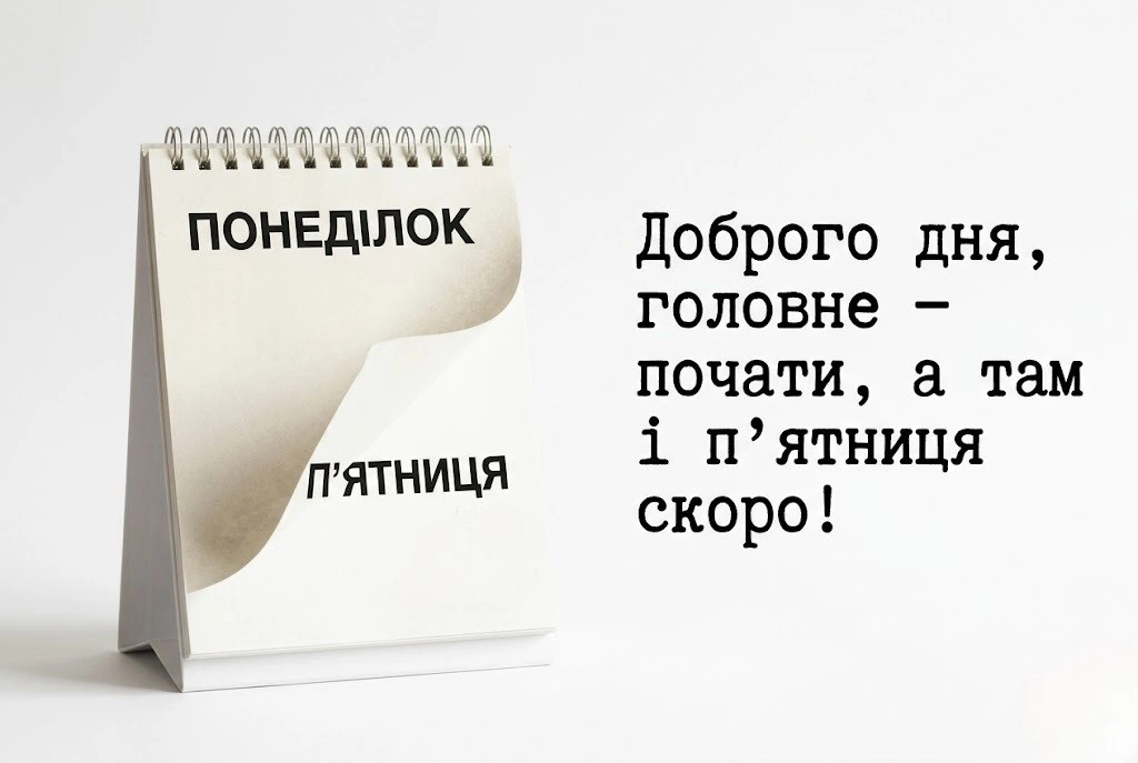 Доброго дня та гарного початку робочого тижня: гумор та прикольні листівки для бадьорого настрою