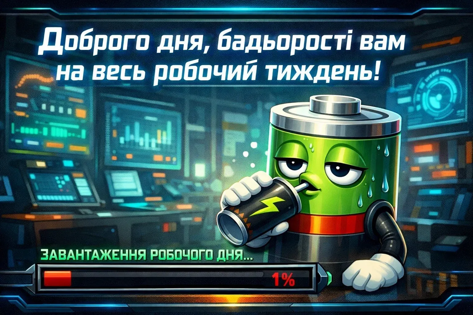 Доброго дня та гарного початку робочого тижня: гумор та прикольні листівки для бадьорого настрою