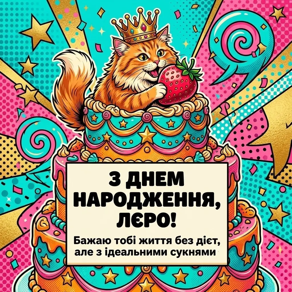 Оригінальні та зворушливі вітання з днем народження для Лєри