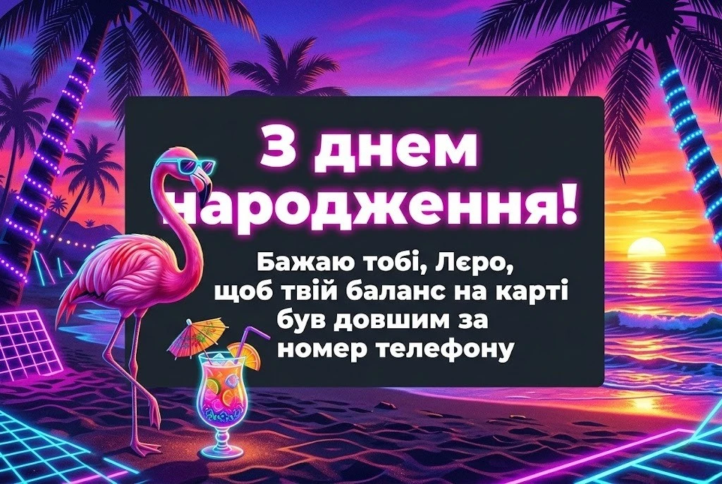 Оригінальні та зворушливі вітання з днем народження для Лєри
