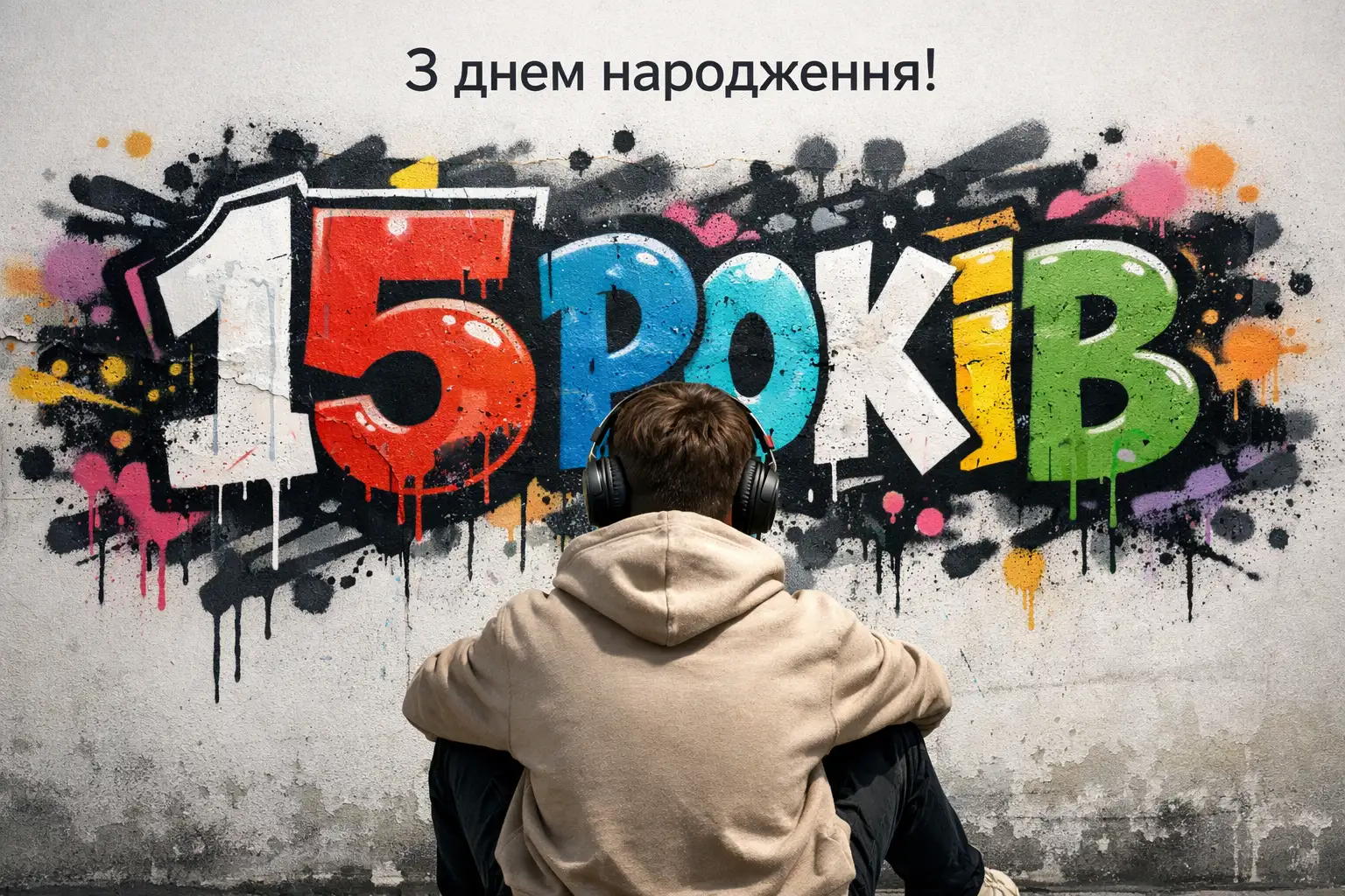 Зворушливі привітання онуку з 15-м днем народження від усієї родини