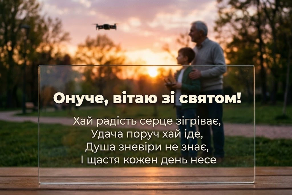 Зворушливі привітання онуку з 15-м днем народження від усієї родини