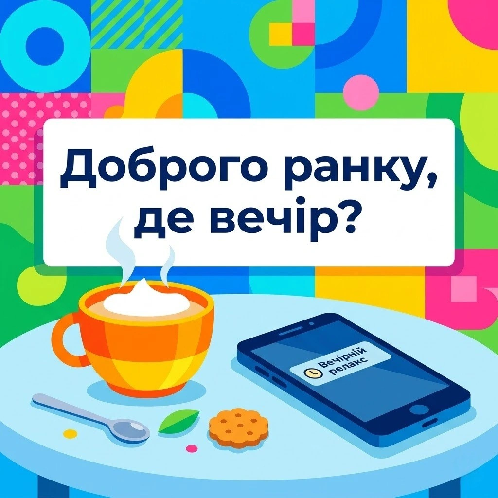 Доброго ранку: сучасні картинки в очікуванні вечірнього відпочинку для гарного настрою