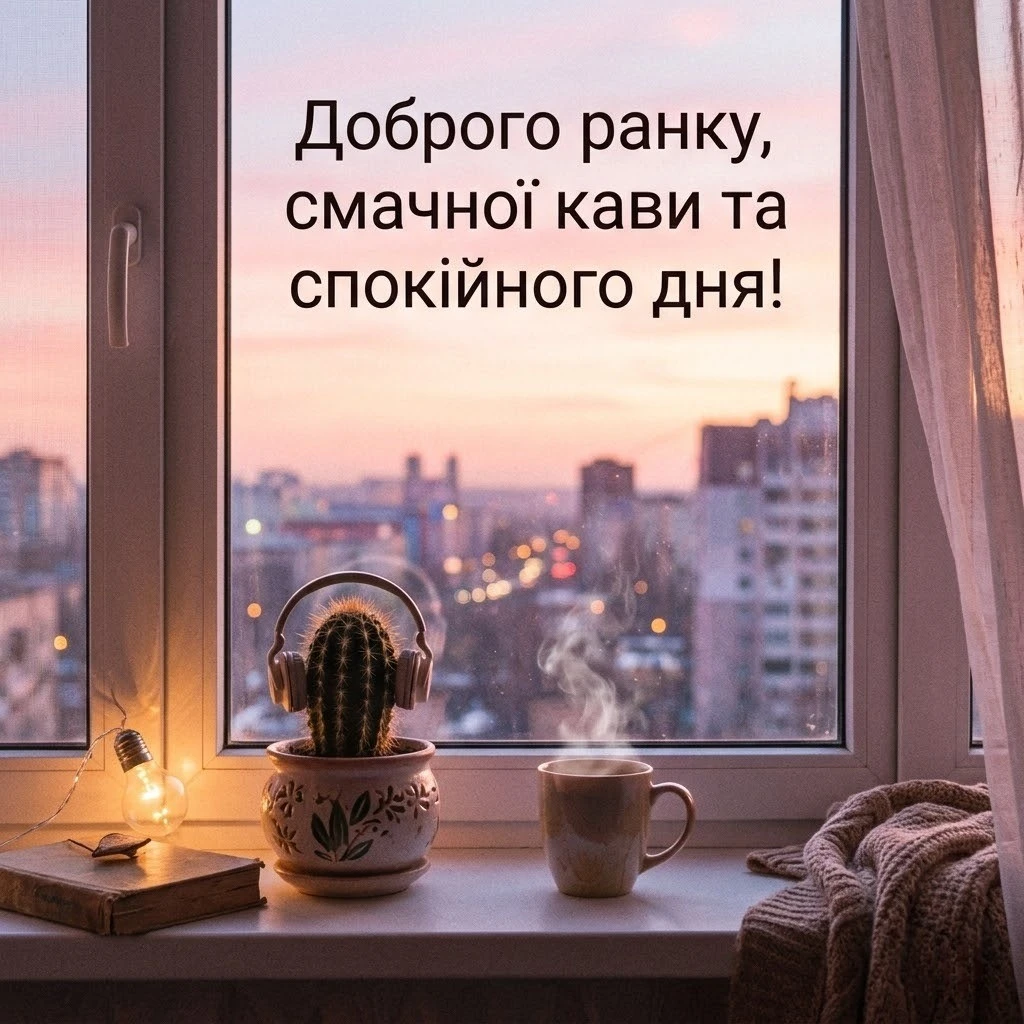 Доброго ранку: сучасні картинки в очікуванні вечірнього відпочинку для гарного настрою