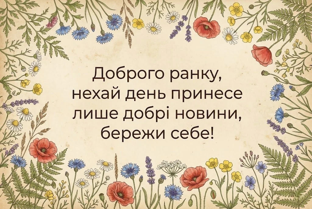 Доброго ранку: сучасні картинки в очікуванні вечірнього відпочинку для гарного настрою