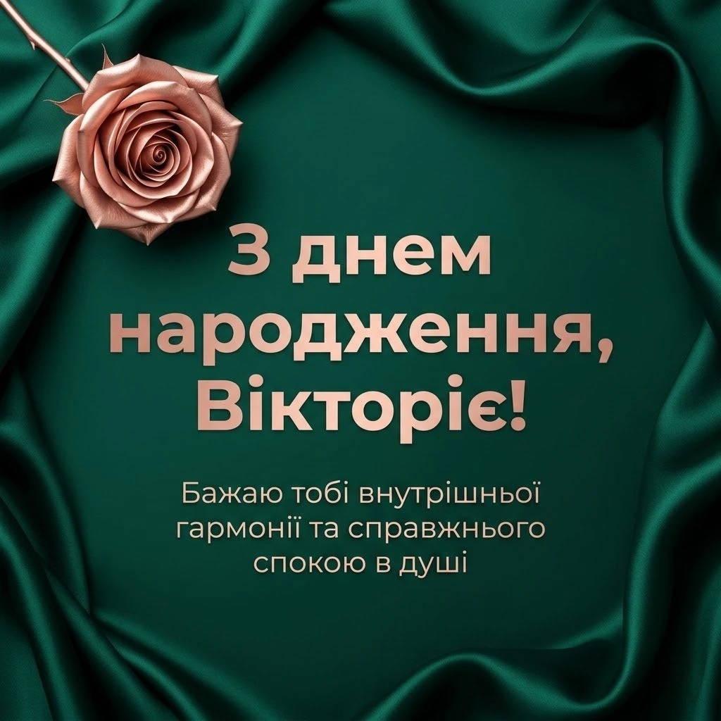Найкращі привітання з днем народження для Вікторії: вірші, проза та щирі слова