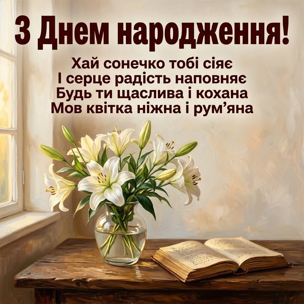 З днем народження, Ліля! Найкращі побажання у віршах та прозі для іменинниці