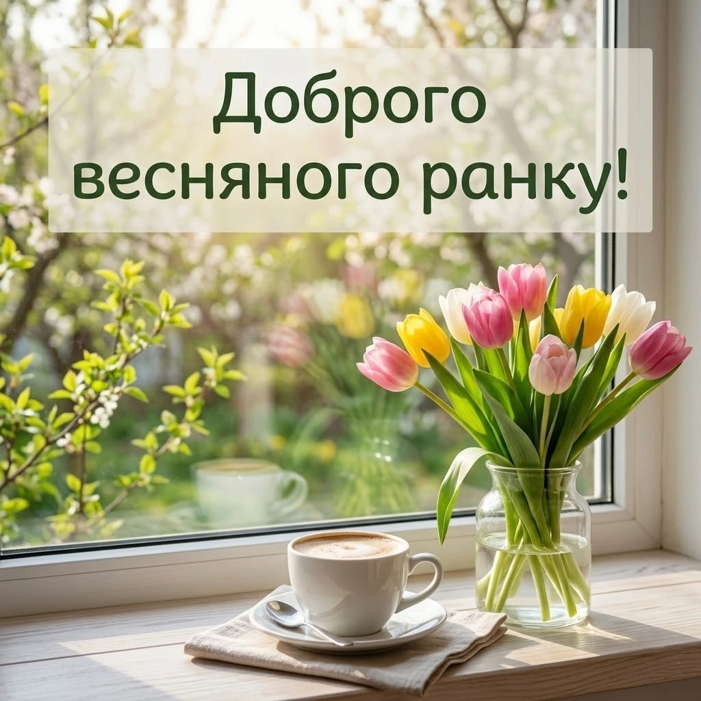 Доброго весняного ранку: сучасні картинки та ніжні листівки для гарного настрою
